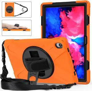 Case for Lenovo Tab P11 Plus / P11 11 inch 2022 2021 2020 Model TB-J606F / TB-J606X / TB-J616F / TB-J607F with Kickstand, Hand Strap and Shoulder Strap Shockproof Protective Cover