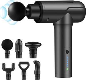 Percussion Massage Gun, Deep Tissue Muscle Massage Gun for Athletes, Deep Relaxation, Sore Muscle Pain Relief & Recovery, Handheld Electric Mini Massager for Whole Body