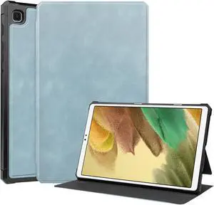 PU Leather Case for Samsung Galaxy Tab A7 Lite 2021 8.7 inch 2021 Model SM-T225 SM-T220 Slim Folding Stand Cover, Multi-Viewing Angles, Soft TPU Back Cover