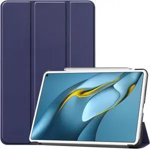 Case For Huawei MatePad Pro 10.8 2021 2019, Shockproof Protective Cover Ultra Light Slim Cover with Trifold Kickstand