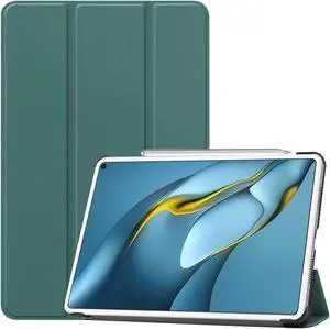 Case For Huawei MatePad Pro 10.8 2021 2019, Shockproof Protective Cover Ultra Light Slim Cover with Trifold Kickstand