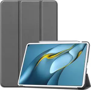 Case For Huawei MatePad Pro 10.8 2021 2019, Shockproof Protective Cover Ultra Light Slim Cover with Trifold Kickstand