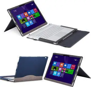 Surface Book 3 / 2 / 1 13.5 Inch Case with Kickstand, Detachable Protective Folio Cover for 13.5" Microsoft Surface Book 3 2 1