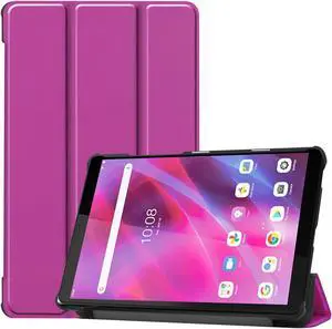 Lenovo Tab M8 / Tab M8 HD LTE/Smart Tab M8 / Tab M8 FHD Case, Trifold Stand Slim Lightweight Case Cover for Lenovo Tab M8 3rd Gen TB-8506F / TB-8506X / TB-8505F / TB-8505X / TB-8705F/ TB-8505FS Purple