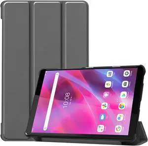 Lenovo Tab M8 / Tab M8 HD LTE/Smart Tab M8 / Tab M8 FHD Case, Trifold Stand Slim Lightweight Case Cover for Lenovo Tab M8 3rd Gen TB-8506F / TB-8506X / TB-8505F / TB-8505X / TB-8705F/ TB-8505FS Gray