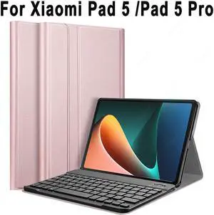 Bluetooth Keyboard Case for Xiaomi Pad 5 / Xiaomi Pad 5 Pro 11 inch 2021/ Xiaomi Pad 5 Pro 5G Detachable Wireless Keyboard with  Pencil Holder