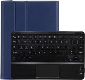 Touchpad Keyboard Case for Xiaomi Pad 5 / Xiaomi Pad 5 Pro 11 inch 2021/ Xiaomi Pad 5 Pro 5G Detachable Wireless Keyboard with Trackpad & Pencil Holder Blue