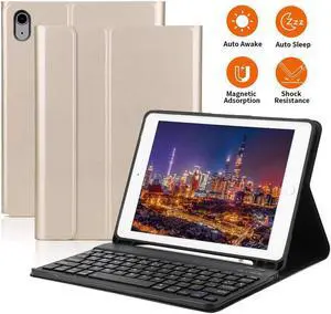 Keyboard Case for iPad Mini 6 2021  - Wireless Magnetic Detachable Keyboard Slim Shell Smart Folio Stand Tablet Cover Case with Pencil Holder for 8.3 inch  iPad Mini 6th Generation