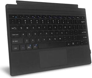 Type Cover for Microsoft Surface Pro 7 Plus / Pro 7 / Pro 6 / Pro 5 / Pro 4 / Pro 3, Ultra-Slim Portable Wireless Bluetooth Keyboard with Built-in Rechargeable Battery, Auto Sleep/Wake