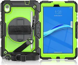 Case for Lenovo Tab M8 8 inch FHD 2020 TB-8705F TB-8705N, Lenovo Tab M8 (2nd Gen) 8'' HD 2019 TB-8505X TB-8505F, Lenovo Smart Tab M8 TB-8505FS Cover w/ Pen Holder Screen Protector Stand Shoulder Strap