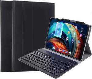 Bluetooth Keyboard Case for Lenovo Tab P12 Pro 12.6 inch 2021 / Xiaoxin Pad Pro 12.6 2021 Detachable Wireless Keyboard with Pencil Holder