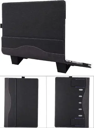 Case for 15.6 inch Samsung Galaxy Book Flex 15.6 inch NP950QCG / Samsung Galaxy ion 15 NP950QCA,Detachable 2 in 1 PU Leather Laptop Sleeve Folio Cover with Stand