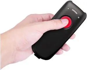 Mini Wireless Barcode Scanner Compatible with Bluetooth Function & 2.4GHz Wireless & Wired Connection For Smart Phone Tablet PC CCD Bar Code Reader Work With Windows Mac Android iOS Linux