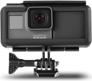 Extended Battery for GoPro 5 GoPro 6 Hero (2018 ) Extra Battery with Shockproof Protective Frame Housing Case Cover Shell with Side Power Bank for GoPro Here 5 Hero 6 Hero (2018 ) Black