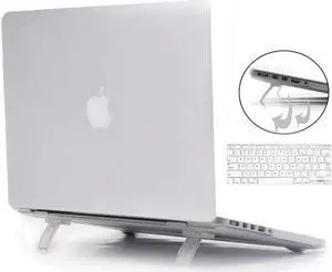 Macbook 12 inch Case,Werleo Black Soft-Skin Rubberized Hard Case with Foldable Kickstand & Keyboard Cover for Macbook 12" with Retina Display A1534 Protective Cover Shell (2016/2015 NEWEST VERSION)
