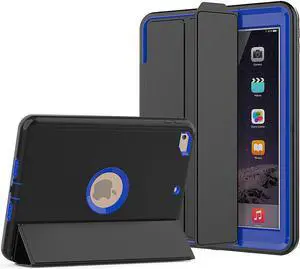 New iPad 9.7 inch Case, Smart Book Cover with Multi-Angle Viewing Stand & Auto Sleep/Wake Function Case Compatible for iPad 5th/6th Gen 2017/2018