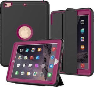 New iPad 9.7 inch Case, Smart Book Cover with Multi-Angle Viewing Stand & Auto Sleep/Wake Function Case Compatible for iPad 5th/6th Gen 2017/2018