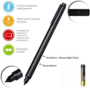 New Surface Pro Pen Digital Tablet Pen for Surface Pro 3 Pro 4  High-Precision 1.0mm, with 4096 Levels of Pressure Sensitivity  Pressure for High-Fidelity Writing