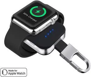Portable iWatch Charger Magnetic Wireless Charger 950mAh Pocket Power Bank Compatible for Apple Watch Series 4 3 2 1 44mm 40mm 42mm 38mm