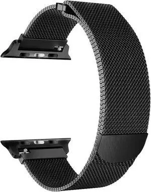 WERLEO Compatible with iWatch Band 38mm / 40mm - 42mm / 44mm Men Women Magnetic Closure Clasp Replacement Mesh Milanese Bands Compatible for Apple Watch iWatch Series 1 2 3 4