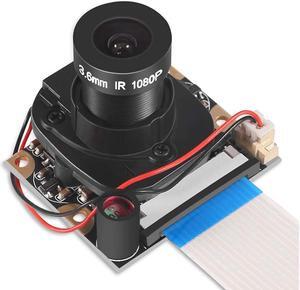 Raspberry Pi 3 2 Model B B Plus A+ Camera Module with Automatic IR-Cut Night Vision Camera Video Module Adjustable Focus 5MP OV5647 Sensor 1080p HD Webcam Camera for Raspberry Pi 2 3 Model B Model B+