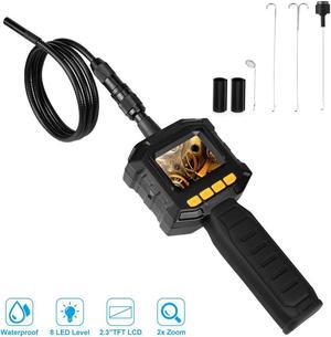 Borescope Inspection Camera – Endoscope Camera with 8mm Camera - IP67 Waterproof for Use in Home Pipe, Car, Air Vent, Wall Inspection