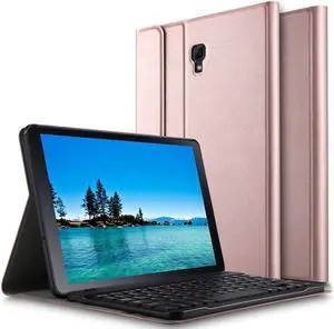 Keyboard Case for Samsung Galaxy Tab A 10.5 Case with Detachable Wireless Bluetooth Keyboard Smart Stand Cover for Samsung Galaxy Tab A 10.5 2018 Release SM-T590 (Wi-Fi) SM-T595 (LTE) Tablet
