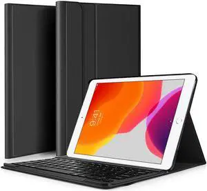 Wireless Keyboard Case for Apple iPad 10.2 Inches Smart Stand Case with Detachable Keyboard for iPad 10.2 inches 2019 Release 7th Generation Tablet