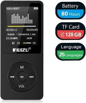 MP3 Player Werleo Ultra Slim Music Player with FM Radio Voice Recorder Video Play Text Reading 80 Hours Playback and Expandable Up to 128 GB