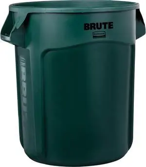 RUBBERMAID FG262000DGRN Brute 20 gal. Green Polyethylene Round Utility Container RUBBERMAID FG262000DGRN Brute 20 gal. Green Polyethylene Round Utility Container