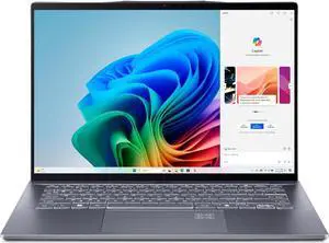 Acer Swift 14 AI Copilot+ Laptop - 14.5" 2560x1600 Touchscreen IPS @120Hz, Qualcomm Snapdragon X Plus X1P-64-100, 16G DDR5X 1TB PCIe SSD, Finger Scanner - 1 Year Acer Warranty