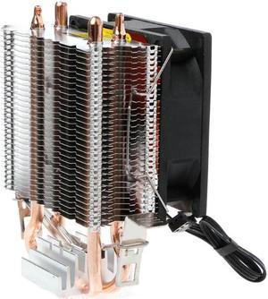 Cooler Dual Heatpipe Aluminium PC CPU Cooler Cooling  For  775/1155  754/AM2