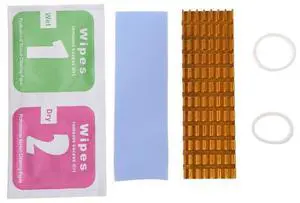 Heatsink Heat Dissipation Radiator M.2 NGFF Cooling Heat Sink Heat Thermal Pads for M.2 NGFF 2280 PCI-E NVME SSD Heatsink Heat Dissipation Radiator M.2 NGFF Cooling Heat Sink Heat Thermal Pads for M.2 NGFF 2280 PCI-E NVME SSD