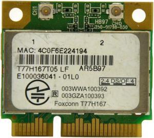 for Atheros AR9287 AR5B97 802.11b/g/n 300Mbps Wireless Half Mini Pci-E Express WiFi Adapter WLAN Card for Laptop PC