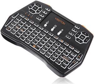 2.4G Wireless I8 Plus Monochrome Backlit  Keyboard Presspad Fly Air Mouse Mini Gaming Keyboard for Windows Androi