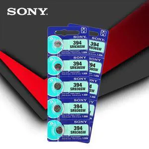 10pc Sony 394 SR936SW 936A LR45 L936 AG9 1.55V Silver Oxide Button Cell Coin Battery MADE IN JAPAN 10pc Sony 394 SR936SW 936A LR45 L936 AG9 1.55V Silver Oxide Button Cell Coin Battery MADE IN JAPAN