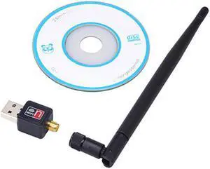 USB Wireless Wifi Adapter With 5dB Antenna 150Mbps LAN Network LAN Card Portable Mini Router For Desktop Laptop 802.11b/g/n