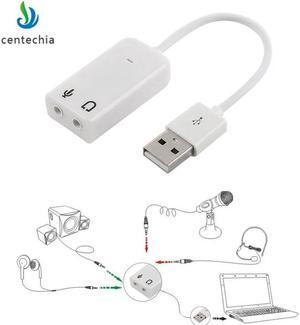 External USB Audio Sound Card Adapter 7.1 Virtual Channel With Cable Microphone 3.5mm interface Sound Cards