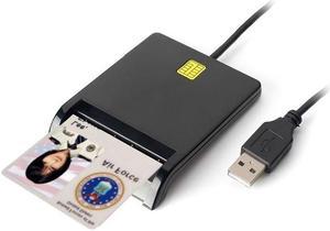 Universal Portable USB Smart Card Reader For Bank Card Tax Card ID CAC DNIE ATM IC SIM Card Reader for Android Phones and Tablet