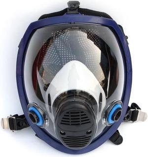 Lightweight Full Face Chemical mask Anti-Gas Mask Acid Dust Respirator Paint Pesticide Spray Silicone Filter Face Mask