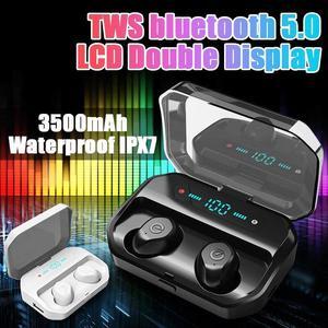 TWS bluetooth 5.0 Ture Wireless Earphones Mini Earbuds Cordless Twins Stereo IPX7 Sport Swimming Headset 3000mAh Charging Box