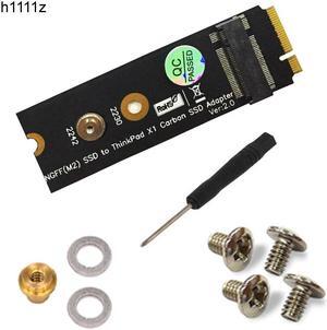 M.2 NGFF SATA-Bus KEY B SSD HDD Adapter Raiser 20 + 6 Pin SSD Converter Card for LEN  OVO Thinkpad X1 Carbon Support 2230 2242 M.2