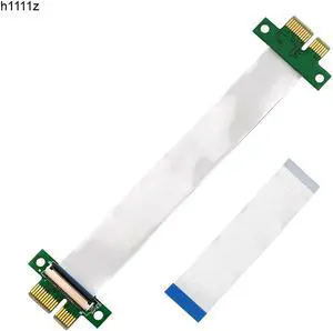 Cable PCI Express 1X to 1X Riser PCI-E Extender PCIE Riser Male to Male FPC Cable 15cm 25cm Extension Ribbon Flex Relocate Cable