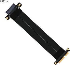 PCI Express Extension Cable Riser PCIE 4X Male to 4X Female Slot Riser Card Adapter PCIE Extender Flexible Cable 24cm for Mining