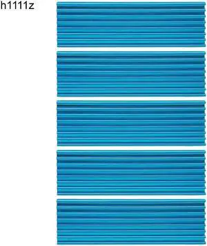 5PCS M.2 Heatsink SSD Aluminum alloy Heatsink Cooler Heat sink Thermal Conductive Adhesive For M.2 NGFF 2280 PCI-E NVME SSD Blue
