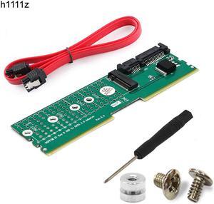 M.2 NGFF B-Key SATA-Bus SSD to SATA3 Adapter DDR Memory Slot Expansion Board Raiser Riser Card Suppor 2230 2242 2260 2280 M2 SSD