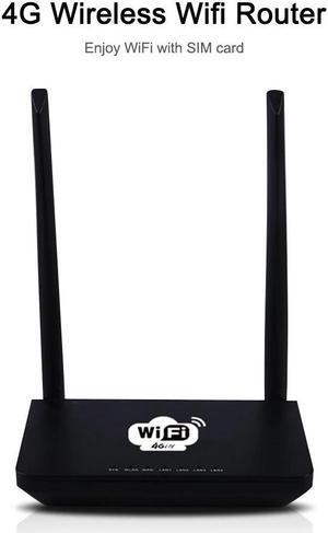4G Wireless Wifi Router LTE 300Mbps Mobile MiFi Portable Hotspot with SIM Card Slot EU Plug Wifi Repeater White