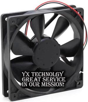 Delta New WFC1212B 12cm 12025 DC12V 0.44A thermostat double ball silent case fan for  120*120*25mm