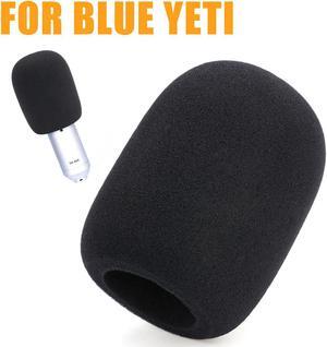 1PC Dustproof Windproof Microphone Foam Cover Headset Foam Sponge Windscreen Mic Cover Soft For Blue Yeti/ Yeti Pro