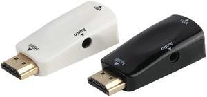 to VGA Adapter Converter Cable with Audio Cable Support HD 1080P for Xbox360 PS3 PC Laptop DVD TV Box Projector